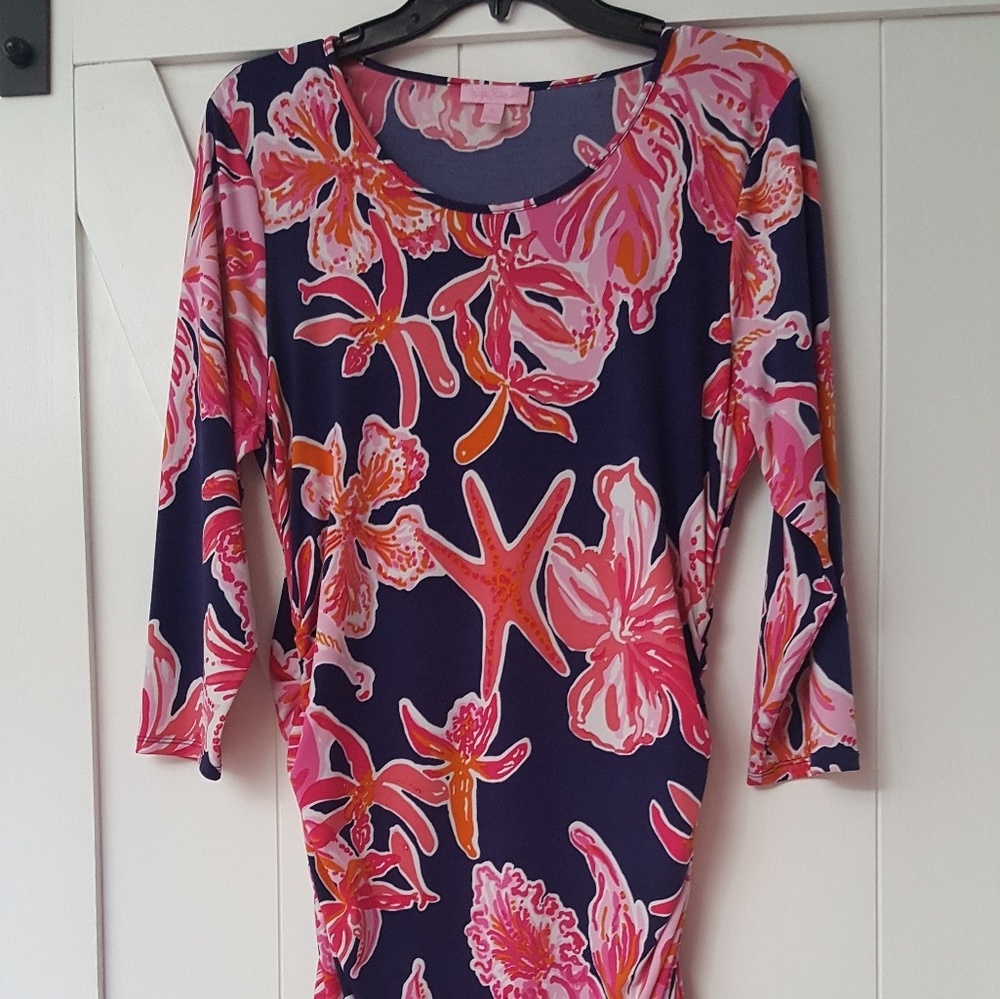 Lily Pulitzer Bright Navy via Sunny Madison dress